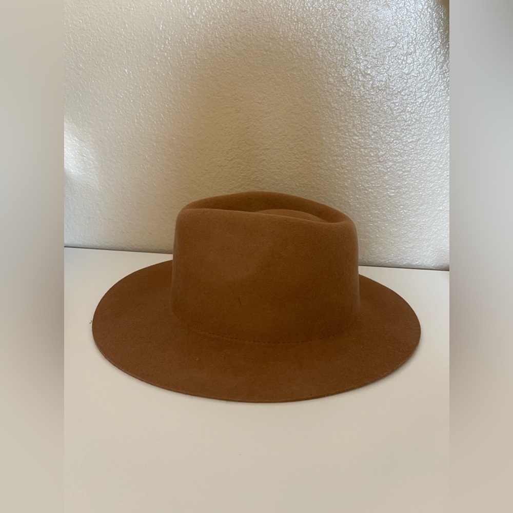 H&M 100% wool brown hat